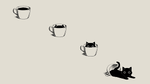 Check spelling or type a new query. Black Cat On White Cup Clip Art Anime Manga Minimalism Simple Background Hd Wallpaper Wallpaper Flare