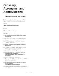 Maaf, tidak ada lowongan yang tersedia saat ini. Glossary Acronyms And Abbreviations Iiusa