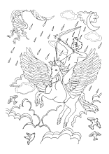 Ausmalbild Einhorn Fabelwesen Einhorner Unicorn