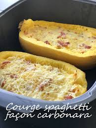 Courge Spaghetti Facon Carbonara Recette En 2020 Recette Courge Recette Potimarron Recettes De Cuisine