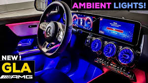 2021 Mercedes Gla Amg Line New Full Night Ambient Review The Best Interior Premium Suv Youtube