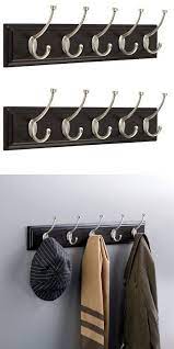 Coat And Hat Racks 22656 2pk Franklin Brass 27 Hanging Coat Rack Wall Mounted Rail Clothes 5 Hooks Coat Rack Wall Hanging Coat Rack Wall Mounted Coat Rack