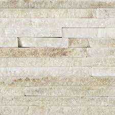 Split face mosaic tiles and ledger stones for creating featured walls, fireplace surrounds, and swimming pool water falls. Cream Quartzite Mini Splitface Tiles Mandarin Stone
