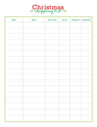 Free Printable Christmas Shopping List Christmas Shopping List Free Christmas Printables Christmas Planning