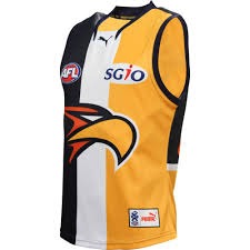 A historical look at the west coast eagles. West Coast Eagles 2014 Men S Replica Home Guernsey Sublimated Design Featuring Club And Sponsor Logos Replica West Coast Eagles Eagles Gear Eagles