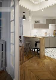 Design Nordique Double Sejour Art Deco Cuisine Appartement Decoration Cuisine Themes De Decor De Cuisine