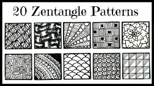 Easy 20 Zentangle Patterns For Beginners Zentangle Patterns Easy Zentangle Zentangle