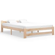 146 x 70 x 206 cm (b x h x t) große bett in bianco lackiert punktet mit einer schlichten optik das bett bietet ihnen eine liegefläche von ca. Bettgestell Massivholz Kiefer 140x200 Cm Huberxxl Shopping