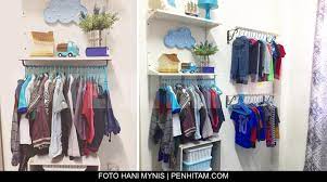 Jika aksesori dan kancing baju tersangkut. Open Wardrobe Pilihan Untuk Mak Mak Yang Malas Nak Lipat Baju Tapi Nak Rumah Kelihatan Kemas