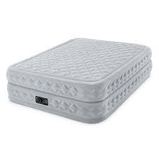 Intex 20 Queen Dura Beam Supreme Air Mattress With Built In Electric Pump Walmart Com Air Bed Mattress Intex
