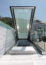 Overlap roof panels one corrugation (away from prevailing wind) and nail to rafters, starting from one end. Glass Stair And Skylight By Carpenter Lowings Interior Hong Kong China Ventanas En El Techo Diseno De Casas Sencillas Techos Corredizos