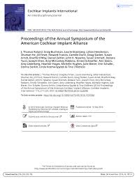 Pdf Proceedings Of The Annual Symposium Of The American