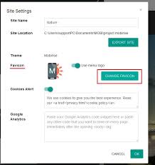 Open the installed app to use. Change The Favicon In Free Easy Website Maker