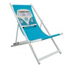 Vw Deck Chair This Would Match My Tent Wonderfully Vw Accessories Vw Bus Camper Vw Bus