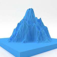 Mountain 3d Print Model Print Models 3d Printing Print