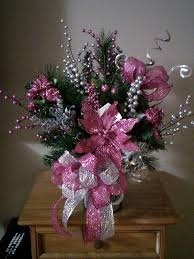 Pink Silver All Saints Day Arrangement For Cemetary Christmas Floral Arrangements Spring Flower Arrangements Funeral Flower Arrangements