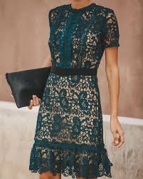 Black And Teal Lace Dress Best Time Of Year Crochet Lace Dress Dark Teal Crochet Lace Dress Dresses Crochet Lace