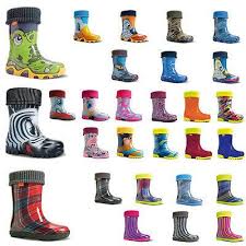 Demar Kinder Gummistiefel Gefuttert Stiefel Regenstiefel Mit Stiefelsocken Ebay Gummistiefel Gefuttert Gummistiefel Regenstiefel