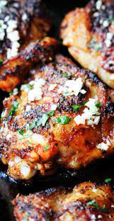 Olive Oil Chicken Thighs Mediterranean Style Eating European Recipe Easy Mediterranean Diet Recipes Mediterranean Recipes Mediterranean Chicken Recipes