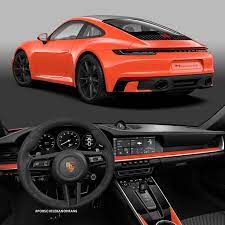 Porsche Lebanon Fans On Instagram A Lava Orange 911carrera4s With Sportdesign Package From The Porscheexclusivemanufak Vintage Porsche Porsche Cars Porsche