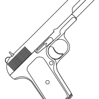 Desenho De Pistola Para Colorir Tudodesenhos