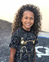 His Hair Looks Better Than Most Females Mixed Kids Hairstyles Curls For The Girls Baby Boy Hairstyles