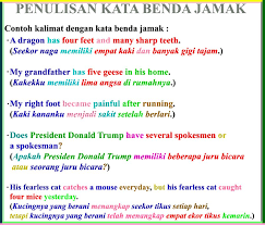 Oleh karenanya, menguasai kata benda dan kata sifat bahasa inggris merupakan kewajiban bagi siapapun yang ingin belajar bahasa inggirs. Contoh Kalimat Dengan Kata Benda Jamak Belajar Bahasa Inggris Belajar Tulisan