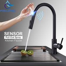 fmhjfisd sensor kitchen faucets black