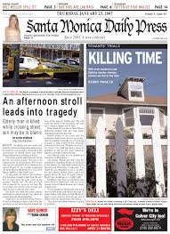Do you need help connecting with new customers in the santa monica ca area? Santa Monica Daily Press January 25 2007 By Santa Monica Daily Press Issuu