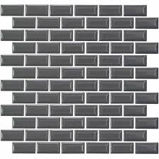 It also helps to let the tiles acclimate to the room for a day or two before you lay them down. House Of Mosaics Mini Metro Grey Self Adhesive Mosaic Tile Wilko