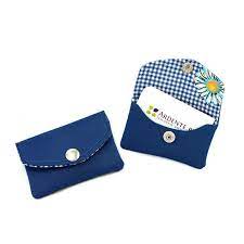 Tuck in the raw edges of the opening and press flat. Business Card Holder Sewing Pattern Credit Card Case Tutorial Diy