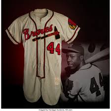 Hank Aaron's 1954 Rookie Braves Jersey Nets Record $2.1 Million At Auction 