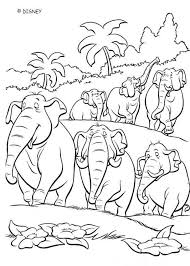 Discover This Amazing Coloring Page Of The Jungle Book Movie Color This Elephant Squadron A Drawi Elephant Coloring Page Jungle Coloring Pages Coloring Books