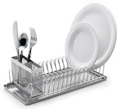Charmed expandable dish drying rack adjustable dish drainer rustproof stainless. Modern Dish Racks