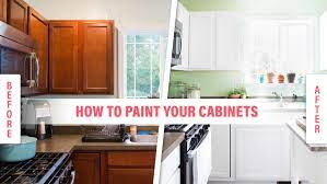The floors, trim, windows, doors, stairs were all oak. How To Paint Wood Kitchen Cabinets With White Paint Kitchn