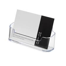 Buy 10 for $15.38 each and save 16%. Transparent Plastic Business Card Holder Rs 20 Piece Bhavesh Enterprises Id 21512009397