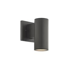 Wac lighting fiction 20 tall led outdoor wall sconce. Wac Lighting Cylinder 6 Inch Led Wall Sconce Cylinder Ws W190208 30 Bk Mid Century Modern From Wac Lighting Accuweather Shop