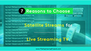 Here you can find the tv channels of your country from europe that can be watched live online on the internet. 7 Reasons To Choose Satellite Streams For Live Streaming Tv The Engineering Projects