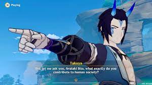 Takuya, The Blue Oni- [Arataki Itto Story Quest] | Genshin Impact - YouTube