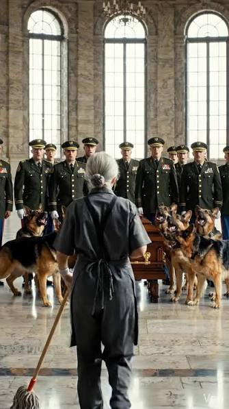 For twenty-four hours, 12 military dogs guarded a coffin and nearly tore  apart the officers who tried to approach it: the soldiers were frozen with  terror when an ordinary jani | Blogtamsu