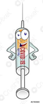 May 24, 2021, at 11:47 a.m. Lachelnde Comic Figur Maskottchen Medizinische Spritze Coronavirus Covid 19 Stock Vektorgrafi Crushpixel