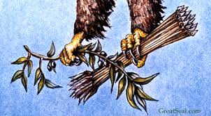 Heraldic eagles can be found throughout world history like in the achaemenid empire or in the present republic of indonesia. A Bundle Of 13 Arrows In The American Eagle S Left Talon On The U S Seal