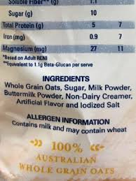 Quaker oats nutrition facts instant oatmeal. Quaker Original With Milk Instant Oatmeal