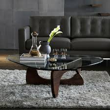 Noguchi Coffee Table In Dark Walnut Isamu Triangle Wood Base Genuine Ebay Unique Coffee Table Design Noguchi Coffee Table Coffee Table