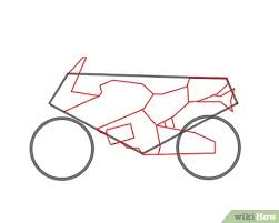 Menggambar sketsa motor drag mio 200cc. 4 Cara Untuk Menggambar Sepeda Motor Wikihow