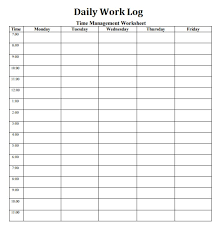 Daily Work Log Templates 10 Free Printable Word Excel Pdf Formats Samples Forms Examples Templates Printable Free Free Printables Printables