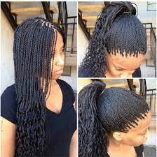 Micro Twist Cute But They Dont Look Micro Braided Hairstyles African Braids Hairstyles Senegalese Twist Hairstyles