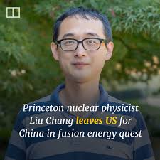 The fusion energy expert has taken up a position at Peking University.  (Link in comments) #beijing #peking #china #nuclearphysicist #liuchang  #scmpnews #scmp