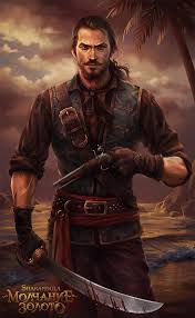 The Silence Is Gold Captain Golden Heart By Sharandula Deviantart Com On Deviantart Character Portraits Pirate Art Pirates