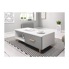Ses 2 plateaux supérieurs pivotent pour laisser place à de nombreux rangements pour vos revues ou télécommandes ! Meubles Et Decorations Table Basse Eden 110 Cm Avec 1 Tiroir Et 1